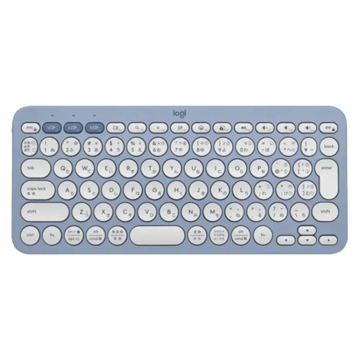 ワイヤレスキーボード K380s PEBBLE KEYS 2 K380SBL ブルー