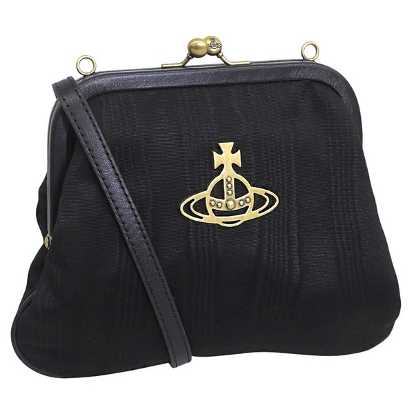 ヴィヴィアンウエストウッド バッグ レディース 2WAY ショルダーバッグ クラッチ ブラック VIVIENNE VIVIENNE’S CLUTCH 4402009CUW00SSN201 VIVIEN