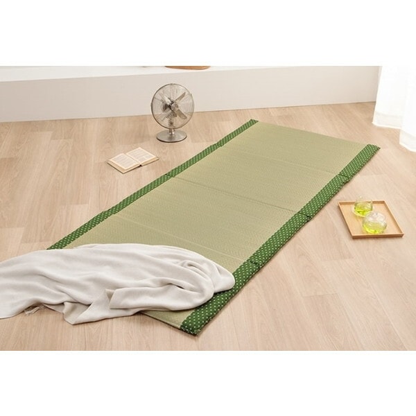 1122950123701 寝具 マット マットレス い草 コンパクト 調湿効果 抗菌防臭 グリーン 90×200cm メーカー直送