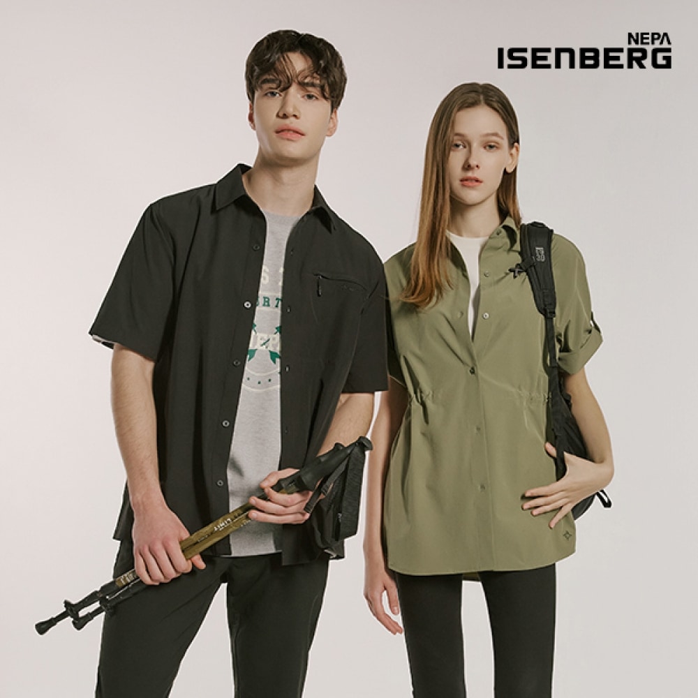 (Izenbuck) カジュアル半袖シャツ 3点セットメンズ&ウィメンズチョイス 1_N