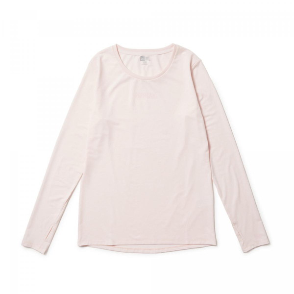 NEWERA ニューエラ Womens 長袖 テック Tシャツ ミドルレングス ライトピンク Performance Apparel 14411957 レディース