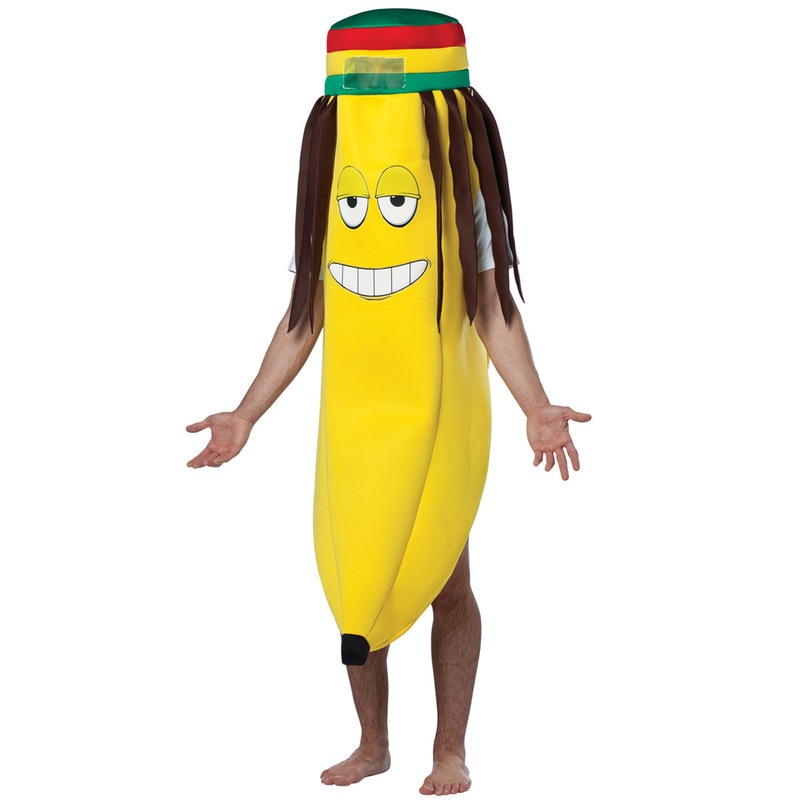 コスプレ 仮装 ラスタバナナ 【 コスプレ 衣装 ハロウィン 仮装 パーティーグッズ おもしろ コスチューム 着ぐるみ 大人用 おもしろい 爆笑 面白コスチューム 男女兼用 面白い おもしろコスチュー