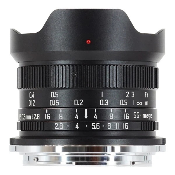 SG-image SG 7.5mm F2.8 Z C ブラック 交換レンズ (APS-C ニコンZマウン)ト