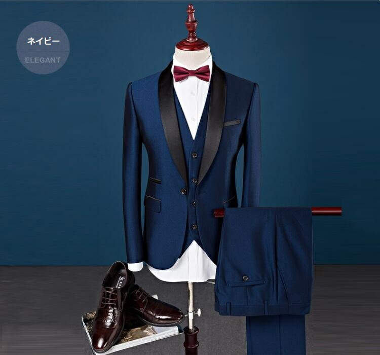 スリーピース 結婚式 メンズスーツ タキシード スリムスーツ 一つボタン パンツスーツ 卒業式 入学式 フォーマル 洗える ビジネススーツ 通勤就活入社 オフィス お呼ばれ 大きいサイズ 長袖 おしゃ