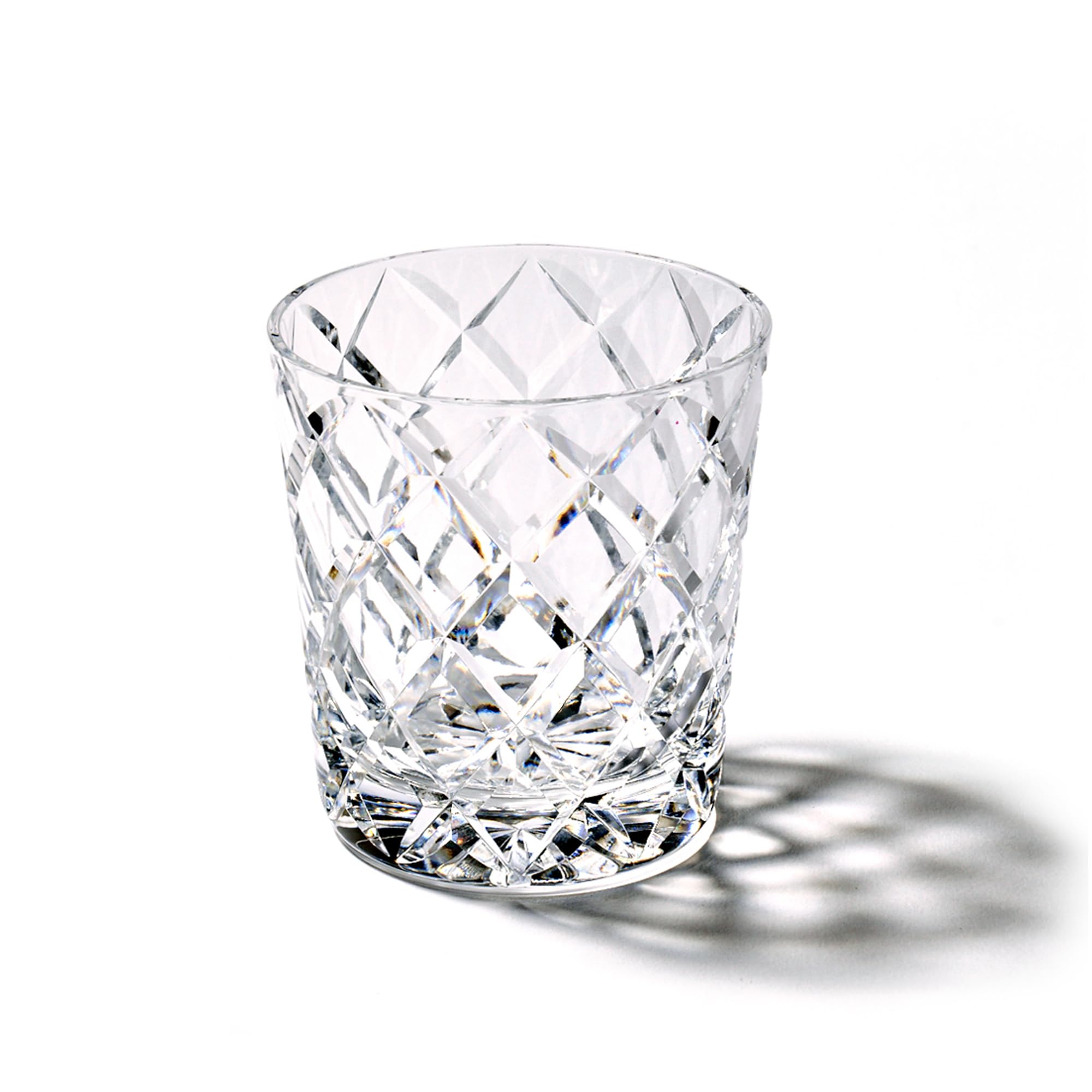 【 太武朗工房 公式 】 クリスタル江戸切子 矢来紋 オールドグラス（透き）TB5136-10 桐箱入り 日本製