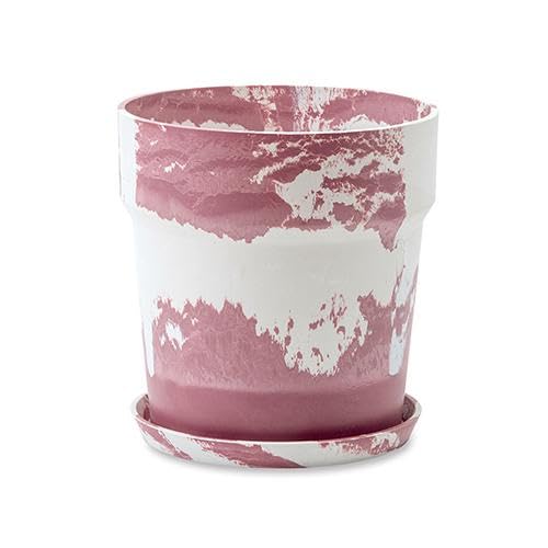 ポッシュリビング 植木鉢 アーバンプランツポット 約φ26.5×H28cm ミルク/カシス 81145