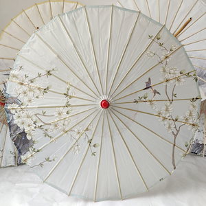 京和傘の装飾の風雨と太陽の保護実用的なダンスの小道具チャイナキャットウォーク古代のスタイル結婚式レトロな漢服防雨型油紙傘