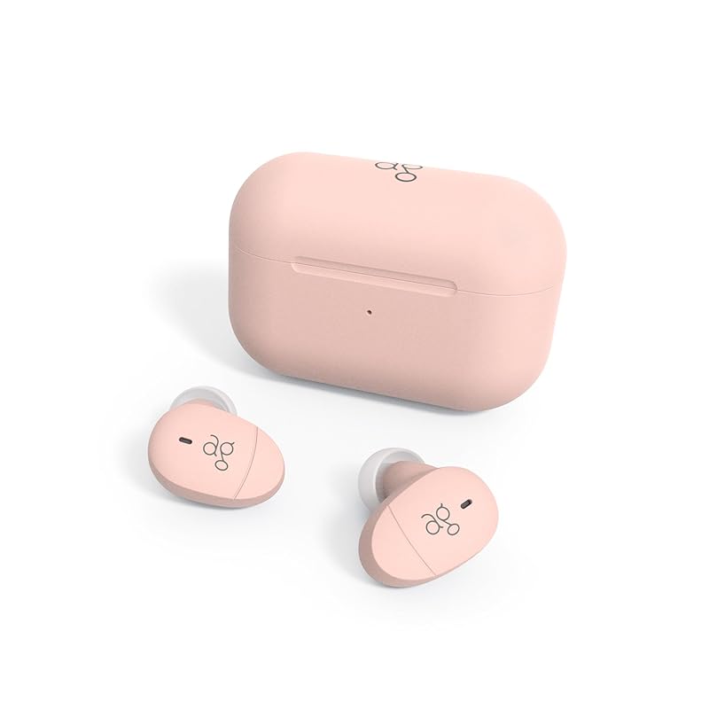 即納：ag COTSUBU MK2 MEMSマイク付き・リモートワーク推薦 ワイヤレスイヤホン (SAKURA)