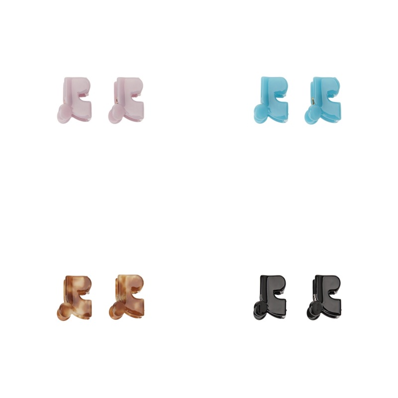 【REST & RECREATION】 LOGO HAIR CLIP(S) : 4COLORS