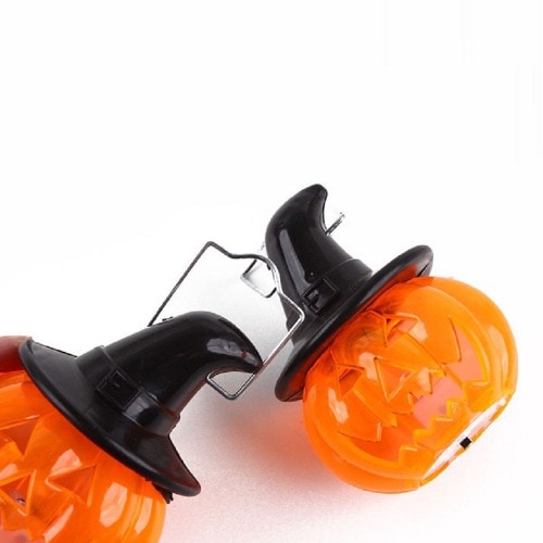 ハロウィン帽子苦いカボチャLEDランプx 12個かわいい面白いおもちゃ団体ギフトパーティーイベントプロモーション