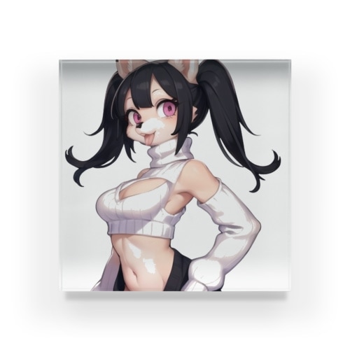 【受注生産】タスマニアデビルの女の子　キャサリン アクリルブロック