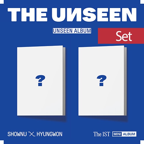 [SET] Shownu X Hyungwon - 1st Mini Album THE UNSEEN [UNSEEN ver. / SEEN ver.]