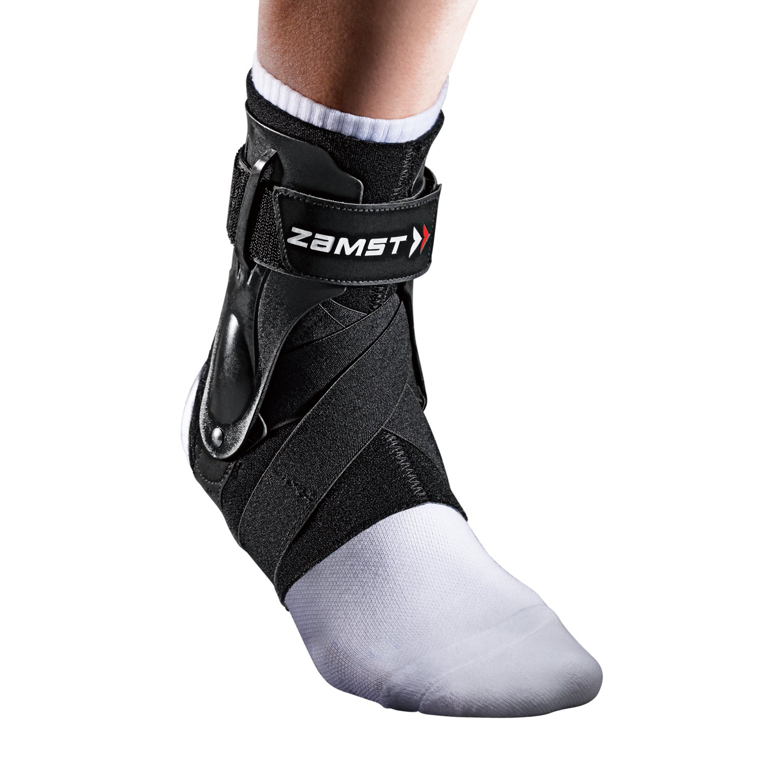 ザムスト(ZAMST) 足首サポーター A2-DX スポーツ全般 バスケ バレー テニス 足関節 固定 内反 外反 Mサイズ 右足用 ブラック 370602