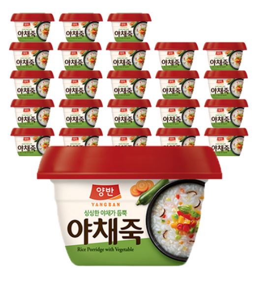 【正規品】野菜 お粥 287.5g 24個／韓国人気食品／老若男女手軽な健康食／食事代わりにもおすすめ