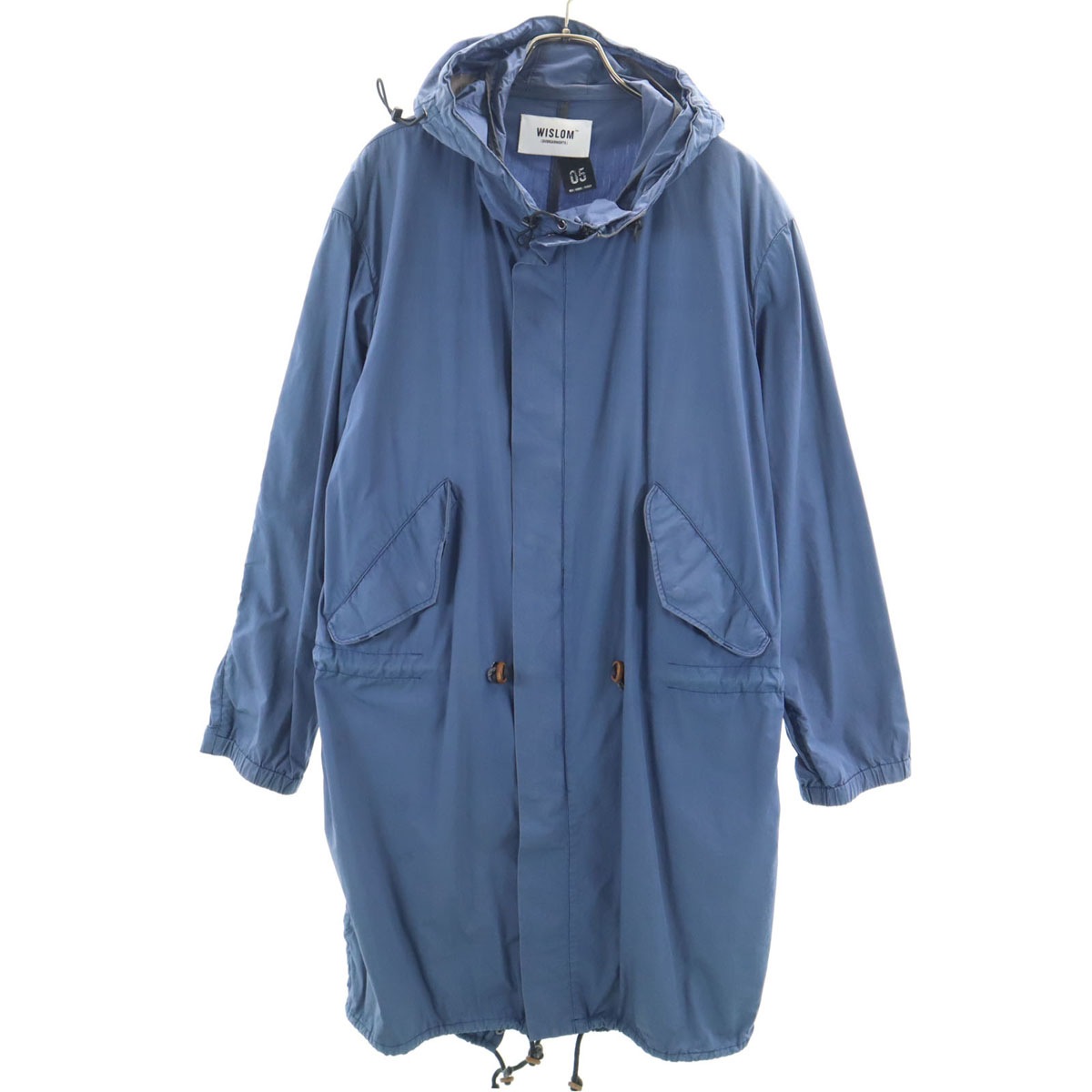 WISLOM ウィズロム ロングコート 5 ブルー系 メンズ 古着