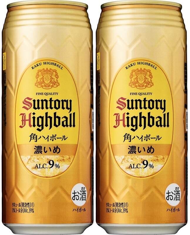 まとめ買い ハイボール 角ハイボール 濃いめ 500ml缶 2ケース単位48本入り