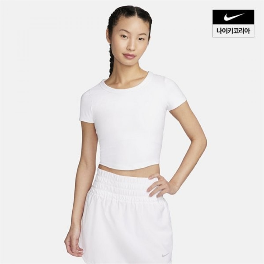 女性用ナイキワンフィットドライフィット半袖クロップトップ FN2805-100 5,232円