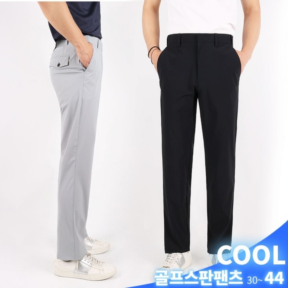 (スーパーマンアウトドア) Zanpiel B ゴルフスパンパンツメンズクールクーリングスパンヒドゥンバンディングゴルフウェアゴルフパンツハイキングスーツパンツビッグサイズ