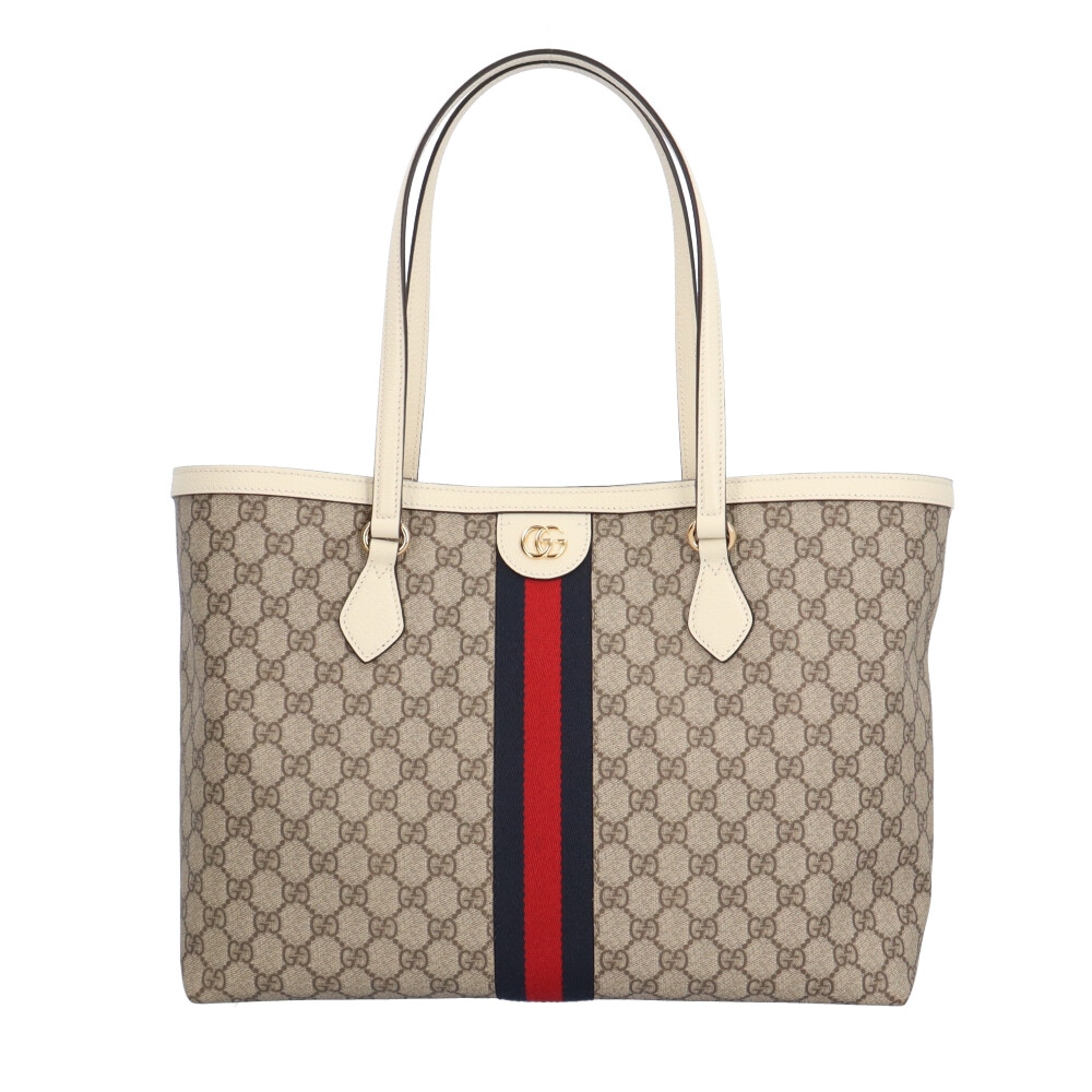 グッチ GGスプリーム トートバッグ GGスプリームキャンバス 631685 525040 ベージュ GUCCI 中古 美品