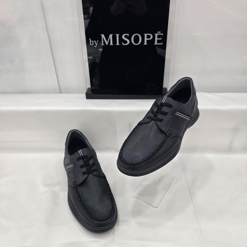 By 男性サフィアーノスニーカー 122HT337SD017 BLACK 1 JJ