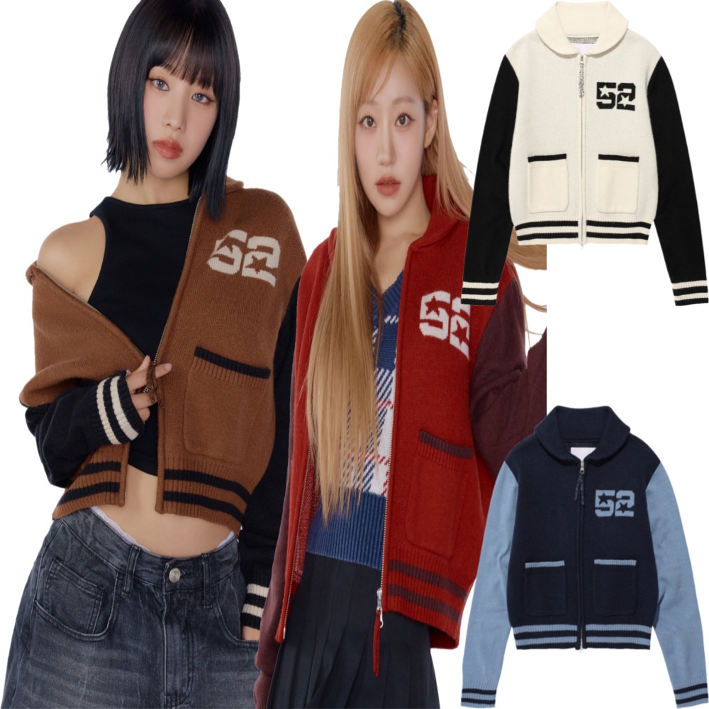 KISS OF LIFE 着用/CROP COWICHAN CARDIGAN