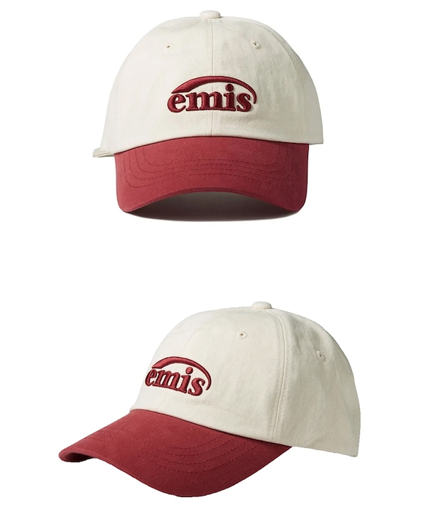 Qoo10 EMIS 新規ロゴミックスキャップ 無地 キャップ