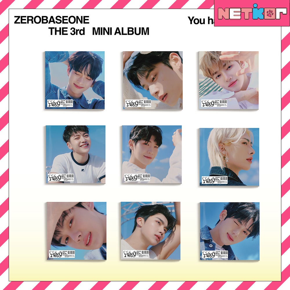 DIGIPACK Ver. (9種セット) ZEROBASEONE 3rd Mini Album You had me at HELLO 当店特典 韓国チャート反映 ゼベワン ZB1