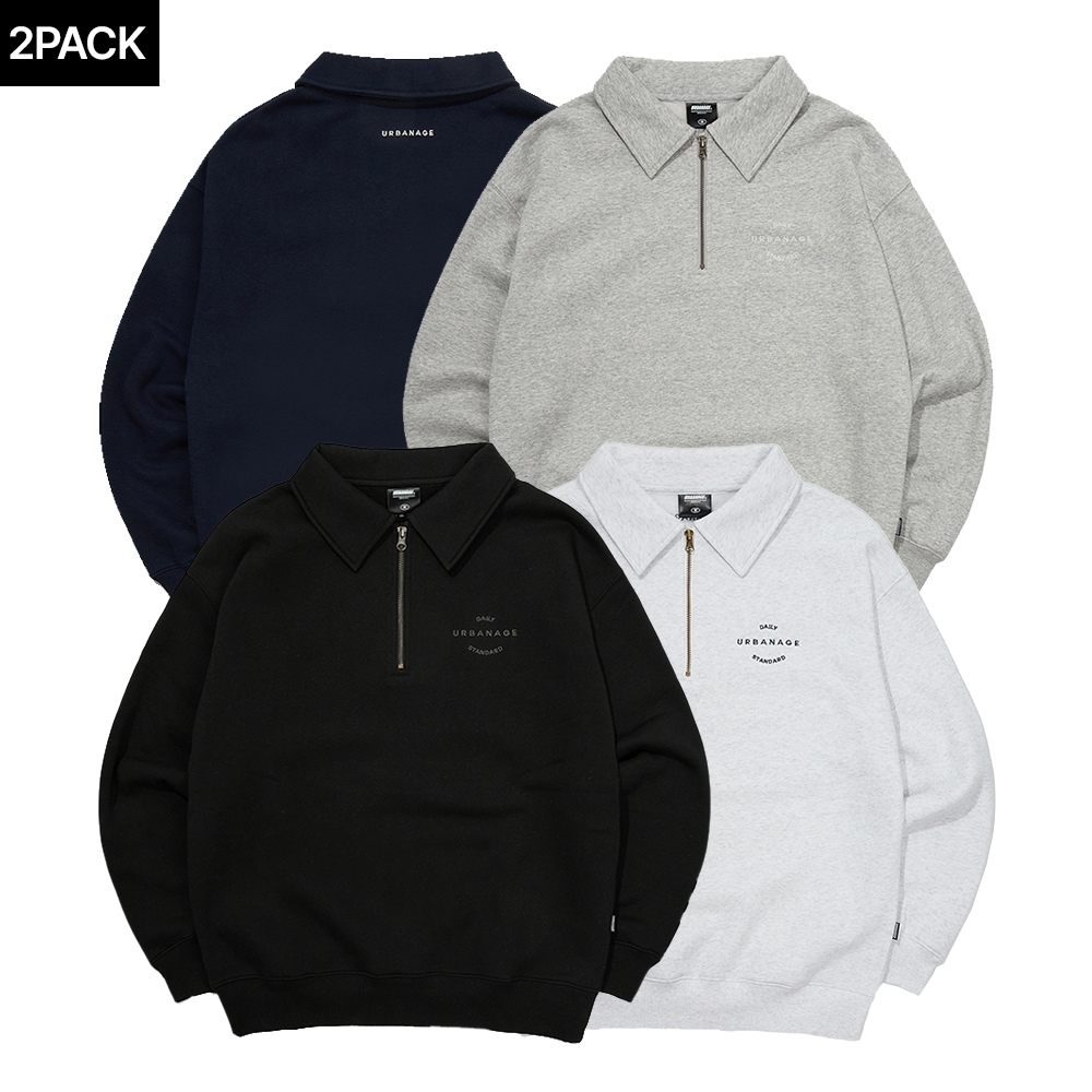 URBANAGE [2PACK] デイリースタンダードハーフ集業 (4 Color)