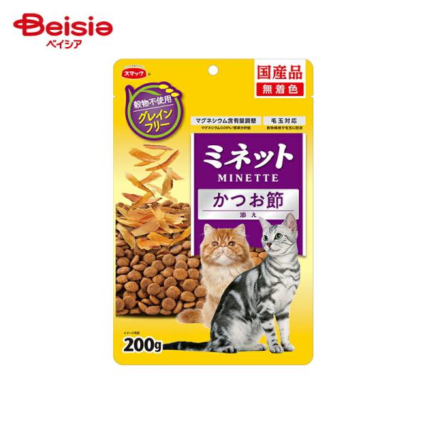 ミネット フリーズドライ スタンドパックかつお節添え 200g ×18 ペット