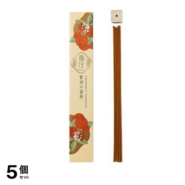 日本香堂 福住 (ふくずみ) 繁栄の蜜柑 香立付 40本入 5個セット 5,771円