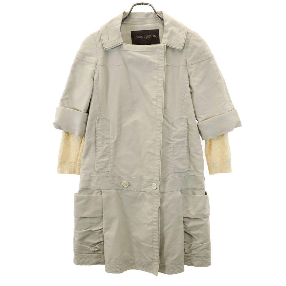 フランス製 トレンチコート 36 ベージュ レディース