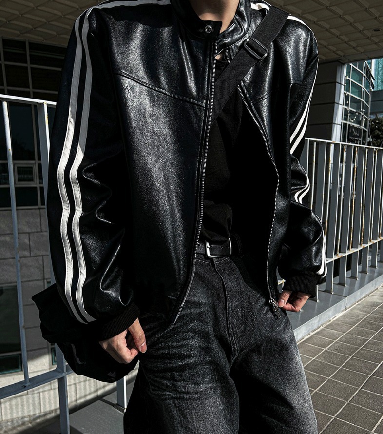 [COSYHARU公式]two-way biker leather jacket 9,556円