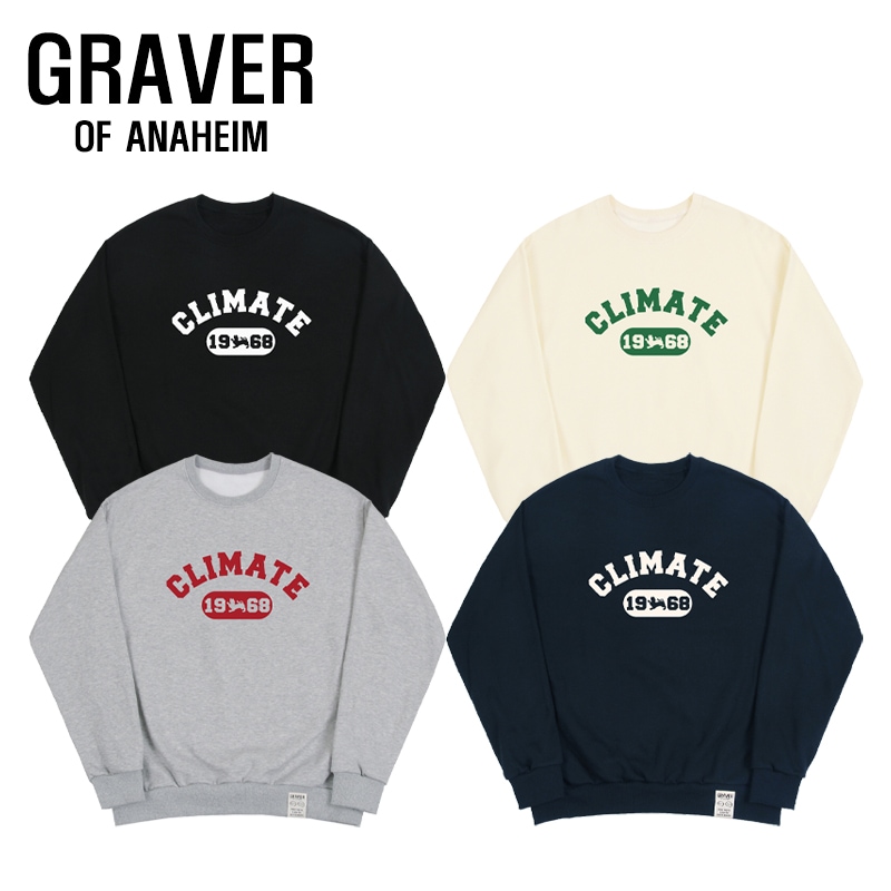 [ODNR-UNISEX] CLIMATE Logo 1968 Sweatshirt_4color