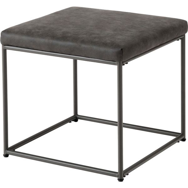 スツール ブラック （約W47×D47×H43cm） 組立式