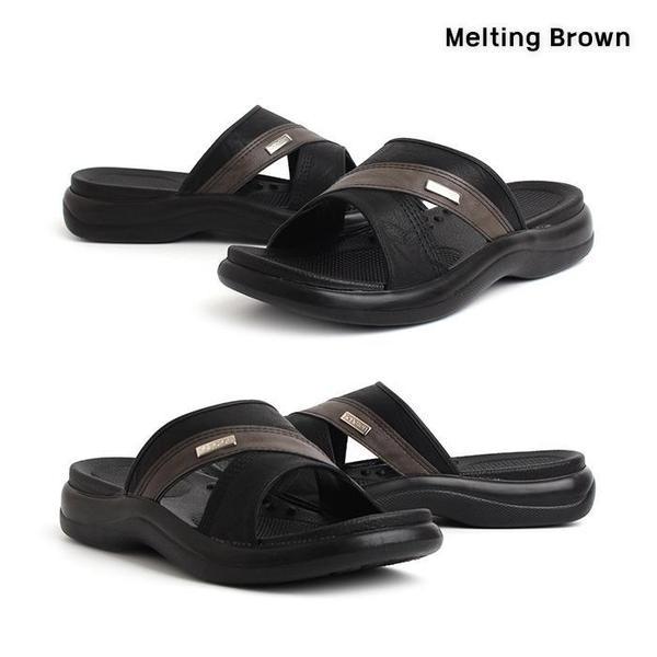 メンズクッションスリッパ オフィス室内履き 3.5cm