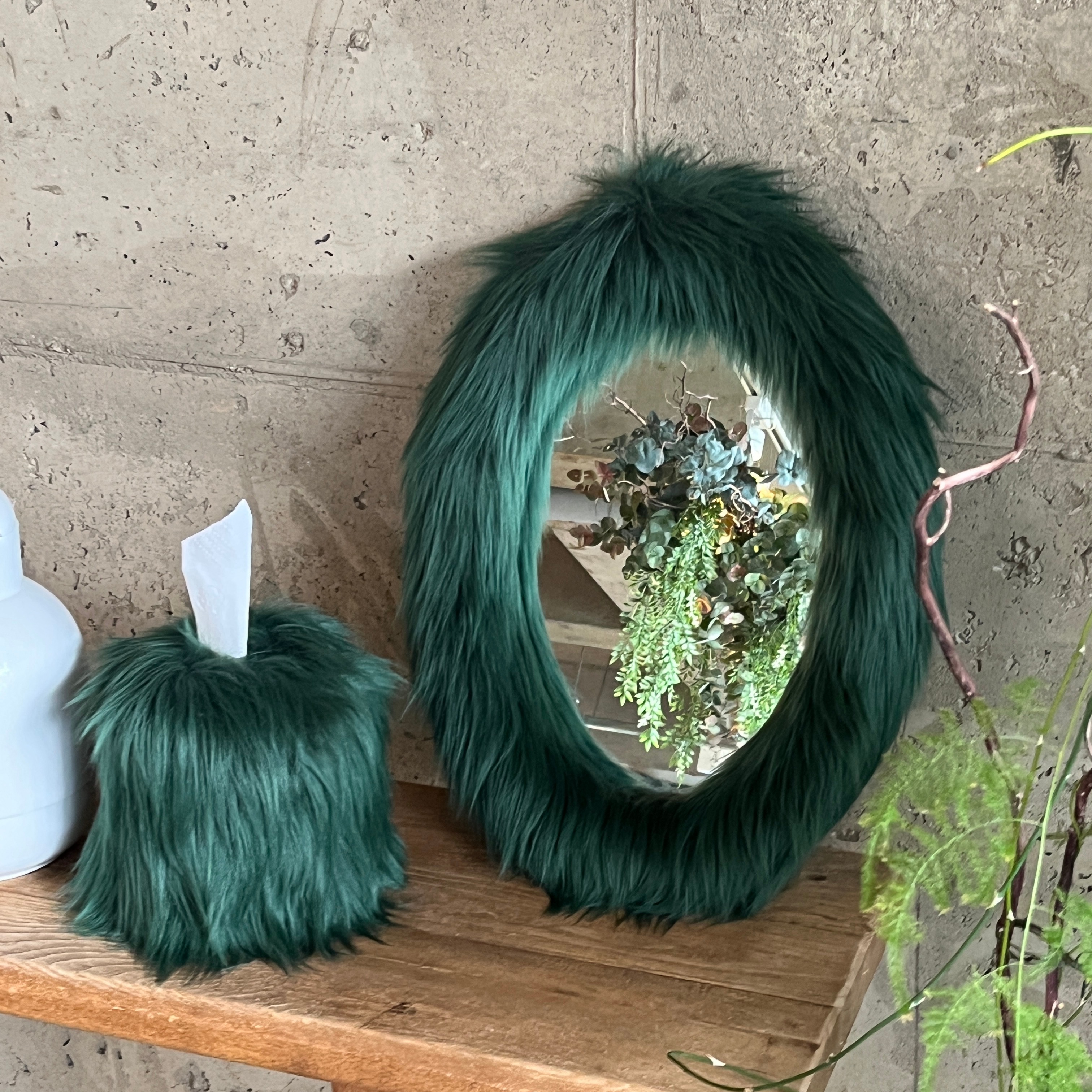 [forest] round poil mirror