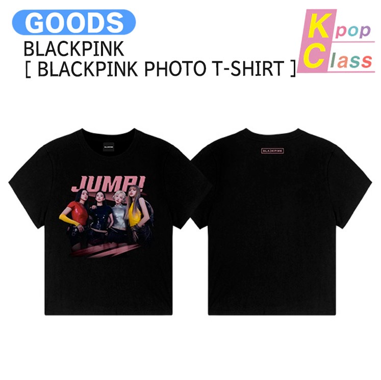 国内発送 BLACKPINK [ BLACKPINK PHOTO T-SHIRT ] BLACKPINK JUMP OFFICIAL MERCH / 公式グッズ / 予約商品