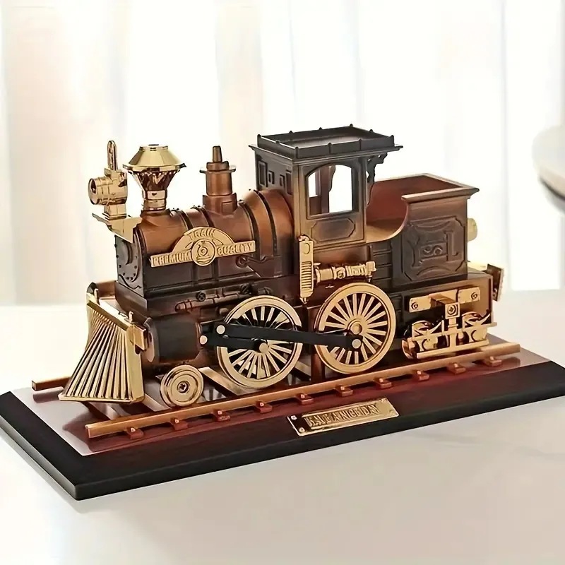 オルゴールボックス 電車 ヴィンテージ ノスタルジック 列車 プラスチック お洒落 カントリー かわいい プレゼント 贈り物 お洒落 オルゴール 音楽 インテリア 4-7