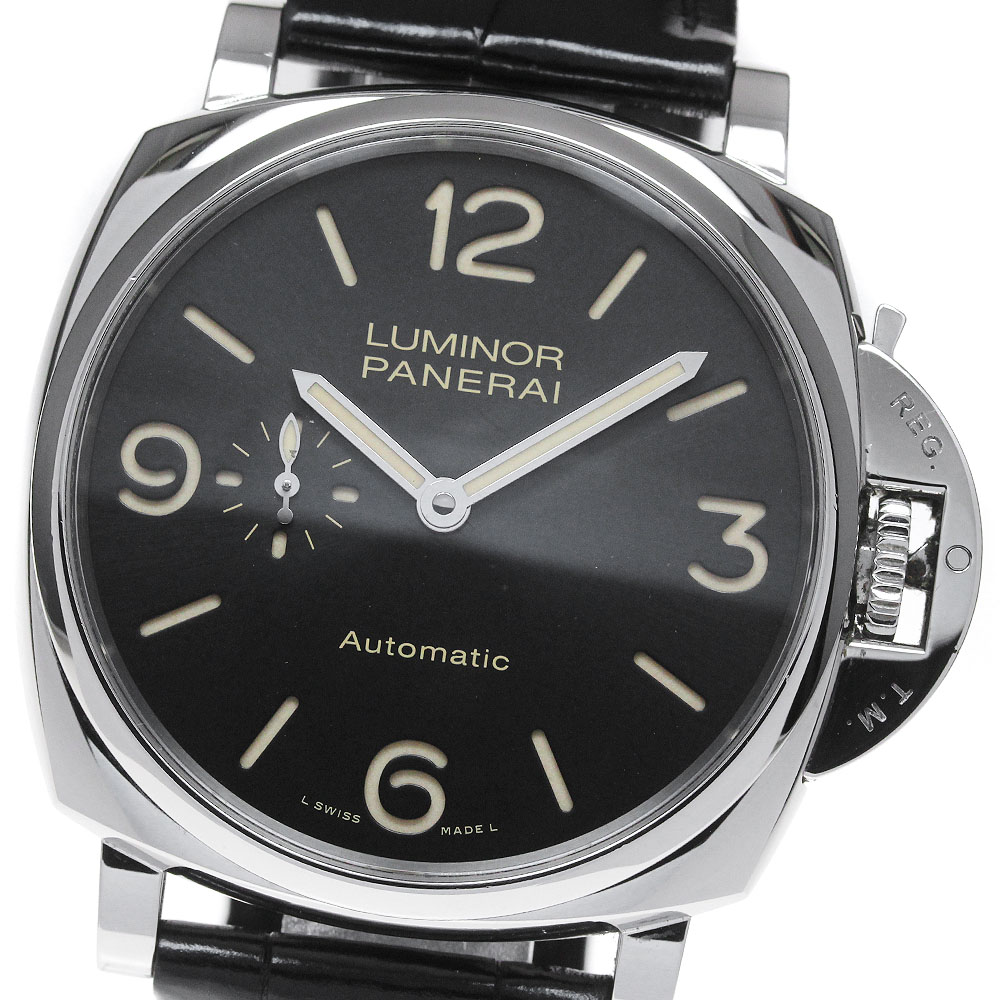 パネライ PANERAI PAM00674 ルミノール ドゥエ 自動巻き メンズ 良品 保証書付き_832305【中古】