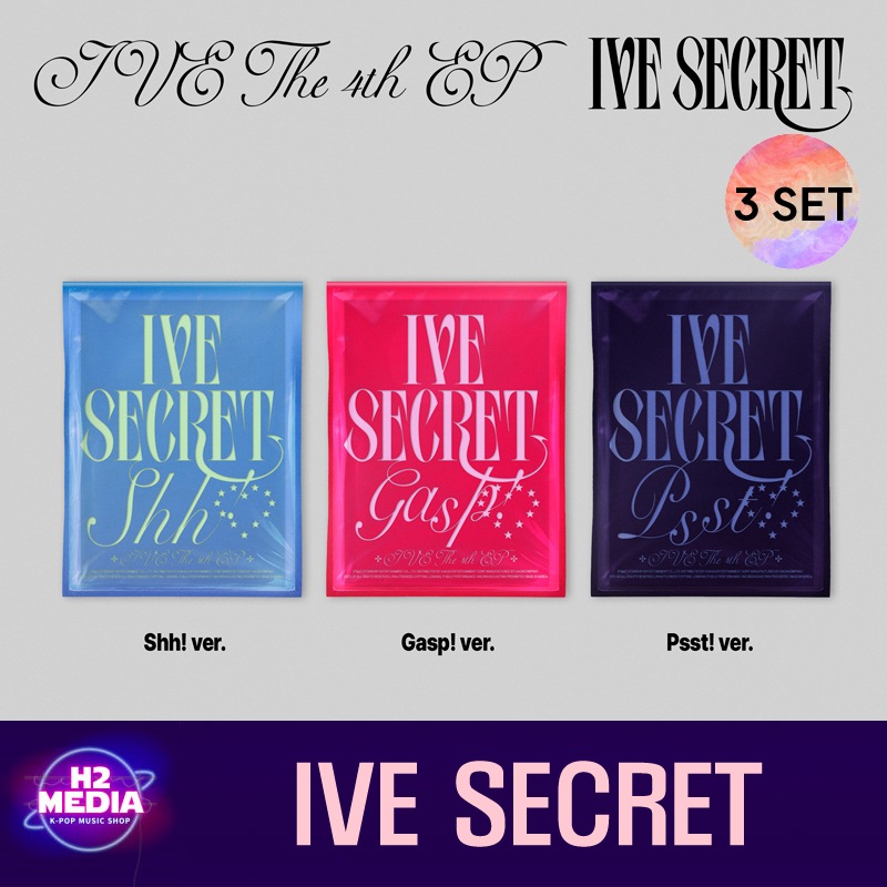 [3種 SET] IVE - (4rd Mini Album) IVE SECRET