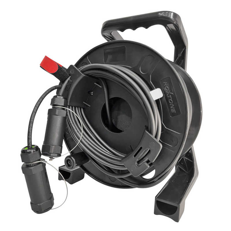 サンワサプライ　50m HDMIケーブル ドラム付き ［50m /HDMIHDMI /イーサネット対応］　KM-HD20-UFBD50