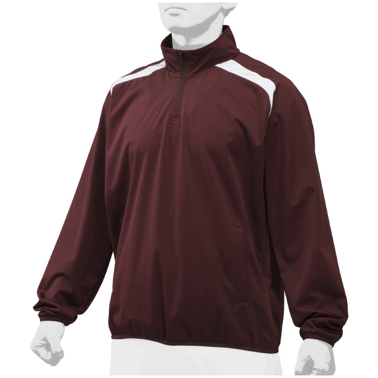 MIZUNO ミズノ ハーフZIPジャケット 野球 アパレル ユニセックス 男女兼用 12JE9V3163