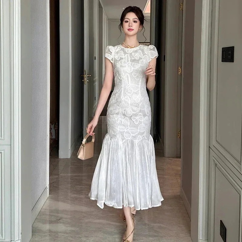 大人 スリミング着痩せロングワンピース 結婚式 パーティードレス デザイン感 卒業式 フォーマル大人 ウェディングお呼ばれドレス 結婚式 同窓会 気質 披露宴