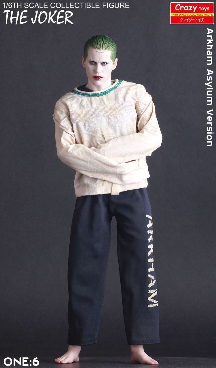 アニメ自殺分隊モバイルクレイジーおもちゃ12インチメンタルホスピタルピエロボックス装飾装飾品