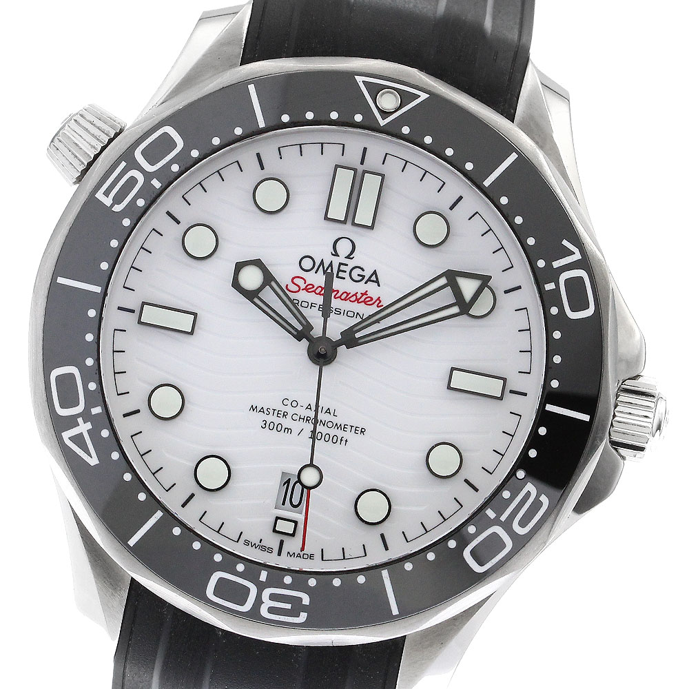 オメガ OMEGA 210.32.42.20.04.001 シーマスター ダイバー300M コーアクシャル 自動巻き メンズ 良品 保証書付き_898993【中古】