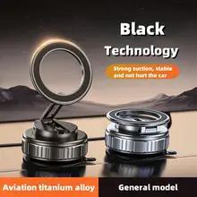 ユニバーサル真空吸着磁気ブラケット折りたたみ式調整可能な 3 軸吸盤固定自動車電話スタンドミラーシャワー用