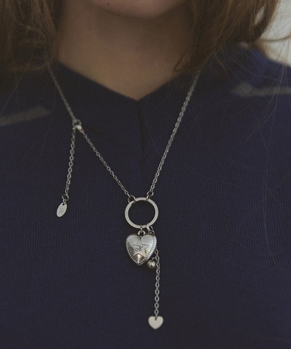 NFF ember necklace silver エンバーネックレス シルバー 韓国アクセサリー 正規品 ネックレス