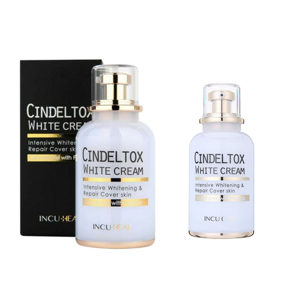 CINDEL TOXインキュゲンシンデルトックスホワイトクリーム50ml 2個グルタチオンブライトニングビーズのように明るくなる