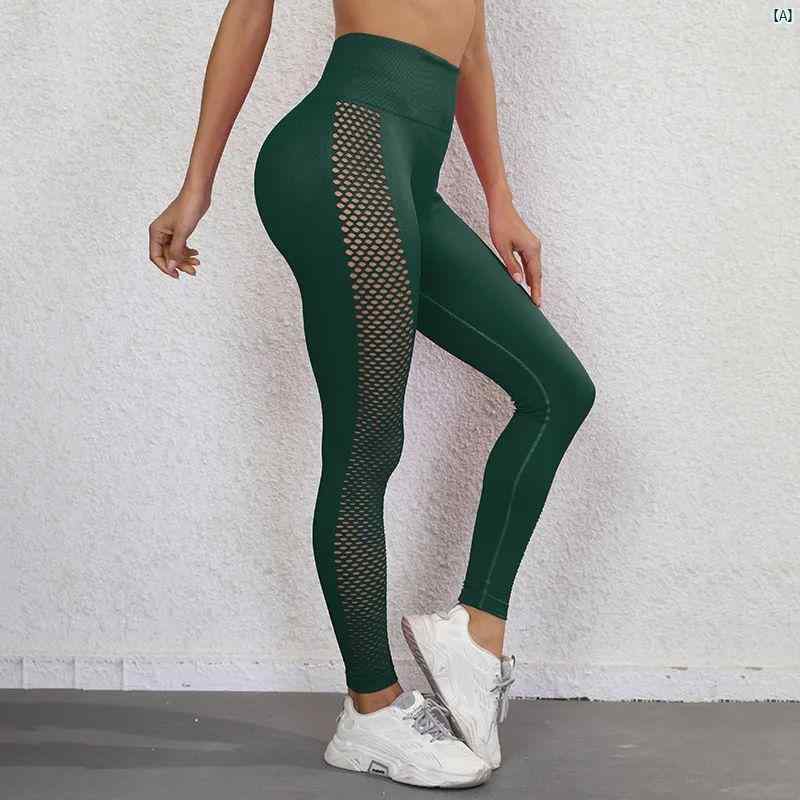 レディースファッション　かわいい　オシャレ　海外 サイド ハイウエスト ヨガ パンツ