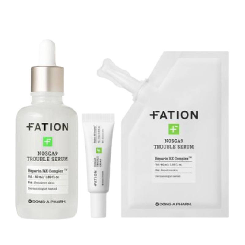 【セット】 ノスカナイン トラブルセラム 50ml＋リフィル40ml＋クリーム10ml
